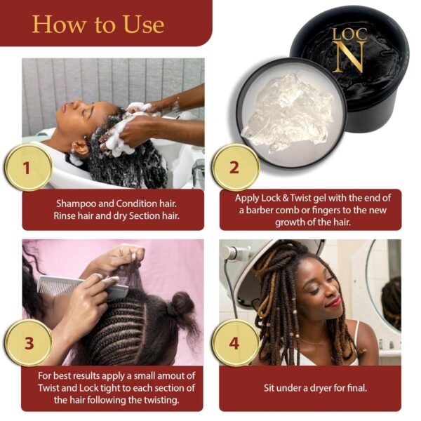 Loc N - Loc Twists Braids Wave Edge Gel Extra Hold